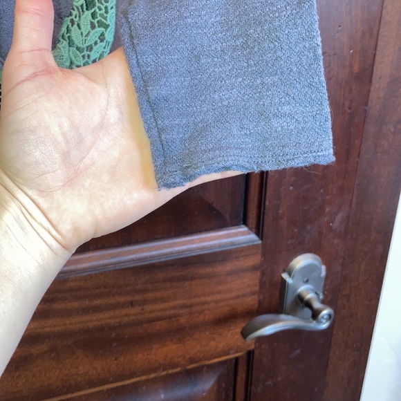 Free People top lace back long sleeve - Picture 6 of 12